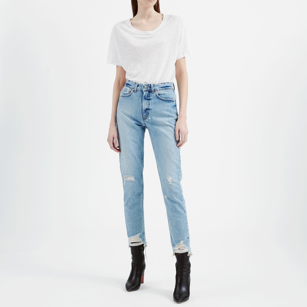 IRO Argan cropped raw-hem jeans 29 NWT - Picture 1 of 8